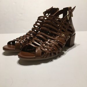 BCBGeneration Ralston Woven Brown Sandals size 7M